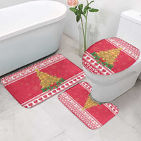 Poland Christmas Bathroom Set Oh Pierogi Tree - Wonder Print Shop