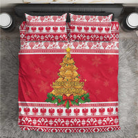 Poland Christmas Bedding Set Oh Pierogi Tree - Wonder Print Shop