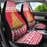 Poland Christmas Car Seat Cover Oh Pierogi Tree - Wonder Print Shop