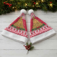 Poland Christmas Santa Hat Oh Pierogi Tree - Wonder Print Shop