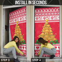 Poland Christmas Door Cover Oh Pierogi Tree - Wonder Print Shop