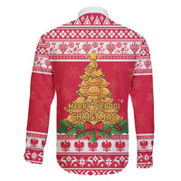 Poland Christmas Family Matching Short Sleeve Bodycon Dress and Hawaiian Shirt Oh Pierogi Tree - Wonder Print Shop