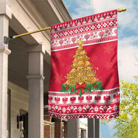 Poland Christmas Garden Flag Oh Pierogi Tree - Wonder Print Shop
