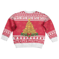 Poland Christmas Kid Ugly Christmas Sweater Oh Pierogi Tree - Wonder Print Shop