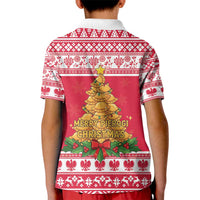 Poland Christmas Kid Polo Shirt Oh Pierogi Tree - Wonder Print Shop