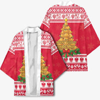 Poland Christmas Kimono Oh Pierogi Tree - Wonder Print Shop