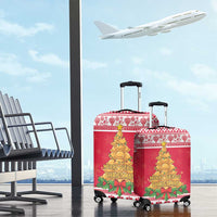 Poland Christmas Luggage Cover Oh Pierogi Tree - Wonder Print Shop