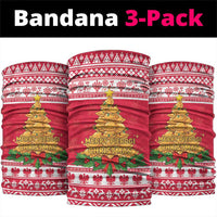 Poland Christmas Neck Gaiter Oh Pierogi Tree - Wonder Print Shop