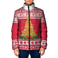 Poland Christmas Padded Jacket Oh Pierogi Tree - Wonder Print Shop