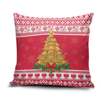 Poland Christmas Pillow Cover Oh Pierogi Tree - Wonder Print Shop