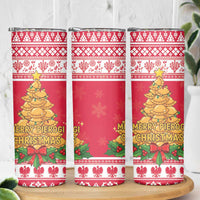 Poland Christmas Skinny Tumbler Oh Pierogi Tree - Wonder Print Shop