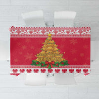 Poland Christmas Tablecloth Oh Pierogi Tree - Wonder Print Shop