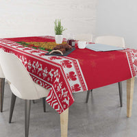 Poland Christmas Tablecloth Oh Pierogi Tree - Wonder Print Shop