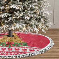 Poland Christmas Tree Skirt Oh Pierogi Tree - Wonder Print Shop