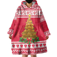 Poland Christmas Wearable Blanket Hoodie Oh Pierogi Tree - Wonder Print Shop