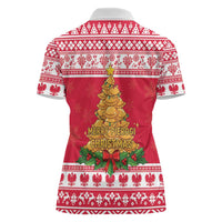 Poland Christmas Women Polo Shirt Oh Pierogi Tree - Wonder Print Shop
