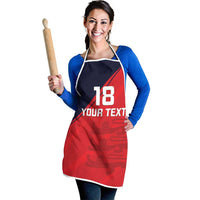 Custom Bailiwick of Jersey Cricket Apron Jer Lions Champion Red Version - Wonder Print Shop