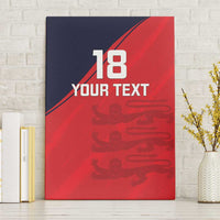 Custom Bailiwick of Jersey Cricket Canvas Wall Art Jer Lions Champion Red Version - Wonder Print Shop