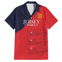 Custom Bailiwick of Jersey Cricket Family Matching Long Sleeve Bodycon Dress and Hawaiian Shirt Jer Lions Champion Red Version - Wonder Print Shop