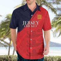 Custom Bailiwick of Jersey Cricket Hawaiian Shirt Jer Lions Champion Red Version - Wonder Print Shop