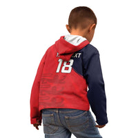 Custom Bailiwick of Jersey Cricket Kid Hoodie Jer Lions Champion Red Version - Wonder Print Shop
