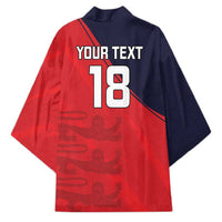 Custom Bailiwick of Jersey Cricket Kimono Jer Lions Champion Red Version - Wonder Print Shop