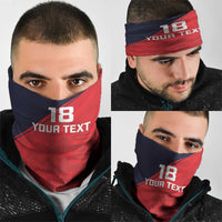 Custom Bailiwick of Jersey Cricket Neck Gaiter Jer Lions Champion Red Version - Wonder Print Shop