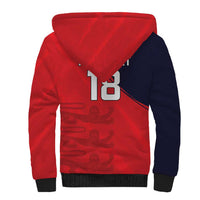 Custom Bailiwick of Jersey Cricket Sherpa Hoodie Jer Lions Champion Red Version - Wonder Print Shop
