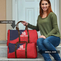 Custom Bailiwick of Jersey Cricket Travel Bag Jer Lions Champion Red Version - Wonder Print Shop