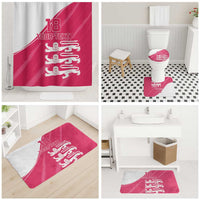 Custom Bailiwick of Jersey Cricket Bathroom Set Jer Lions Champion Pink Version - Wonder Print Shop