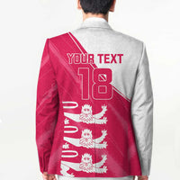 Custom Bailiwick of Jersey Cricket Blazer Jer Lions Champion Pink Version - Wonder Print Shop
