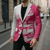 Custom Bailiwick of Jersey Cricket Blazer Jer Lions Champion Pink Version - Wonder Print Shop