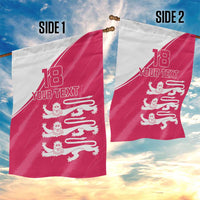 Custom Bailiwick of Jersey Cricket Garden Flag Jer Lions Champion Pink Version - Wonder Print Shop
