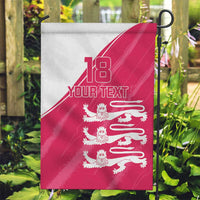 Custom Bailiwick of Jersey Cricket Garden Flag Jer Lions Champion Pink Version - Wonder Print Shop