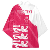 Custom Bailiwick of Jersey Cricket Kimono Jer Lions Champion Pink Version - Wonder Print Shop