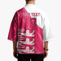 Custom Bailiwick of Jersey Cricket Kimono Jer Lions Champion Pink Version - Wonder Print Shop