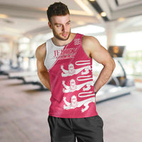 Custom Bailiwick of Jersey Cricket Men Tank Top Jer Lions Champion Pink Version - Wonder Print Shop