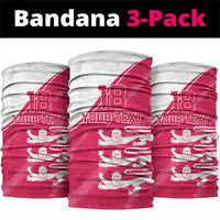 Custom Bailiwick of Jersey Cricket Neck Gaiter Jer Lions Champion Pink Version - Wonder Print Shop