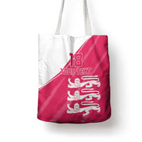 Custom Bailiwick of Jersey Cricket Tote Bag Jer Lions Champion Pink Version - Wonder Print Shop