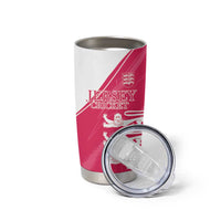 Custom Bailiwick of Jersey Cricket Tumbler Cup Jer Lions Champion Pink Version - Wonder Print Shop