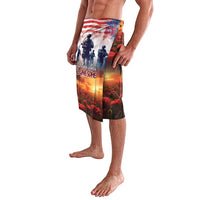 USA Veterans Day Lavalava All Gave Some With Poppy Patterns - Wonder Print Shop