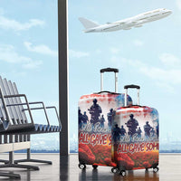 USA Veterans Day Luggage Cover All Gave Some With Poppy Patterns - Wonder Print Shop