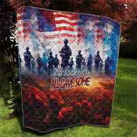 USA Veterans Day Quilt All Gave Some With Poppy Patterns - Wonder Print Shop