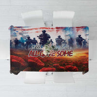 USA Veterans Day Tablecloth All Gave Some With Poppy Patterns - Wonder Print Shop
