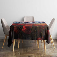 USA Veterans Day Tablecloth All Gave Some With Poppy Patterns - Wonder Print Shop