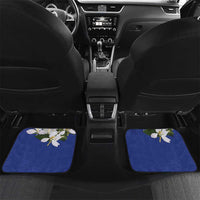 Personalized Cuba Hedychium Coronarium Car Mats With Coat Of Arms - Wonder Print Shop