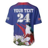 Custom Cuba Independence Day 1868 Baseball Jersey Tocororo With White Mariposa - Wonder Print Shop