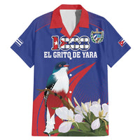 Custom Cuba Independence Day 1868 Family Matching Mermaid Dress and Hawaiian Shirt Tocororo With White Mariposa - Wonder Print Shop