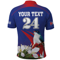 Custom Cuba Independence Day 1868 Polo Shirt Tocororo With White Mariposa - Wonder Print Shop