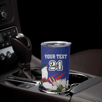 Custom Cuba Independence Day 1868 Tumbler Cup Tocororo With White Mariposa - Wonder Print Shop